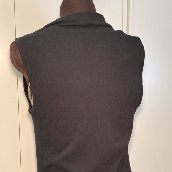 James Perse cowl sleeveless cinched maxi dress 4 black - Picture 6 of 16